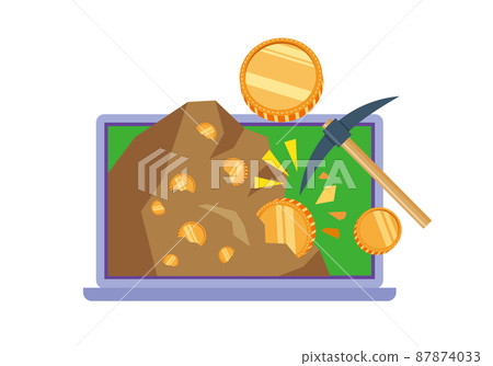 Image of cryptocurrency mining Image of cryptocurrency mining 87874033