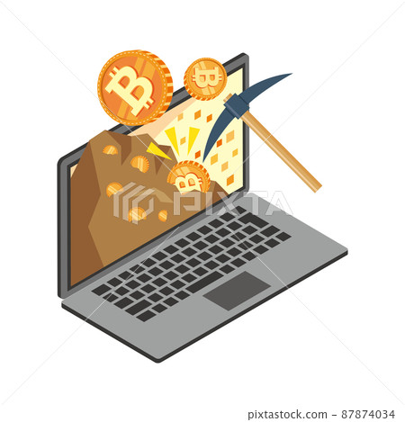Image of cryptocurrency mining Image of cryptocurrency mining 87874034