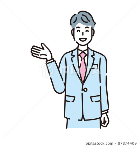 Person illustration line drawing 87874409