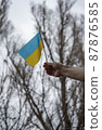 Ukrainian flag 87876585
