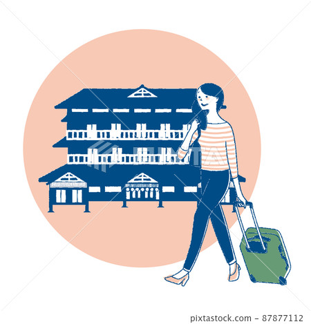 Traveling women and inns 87877112