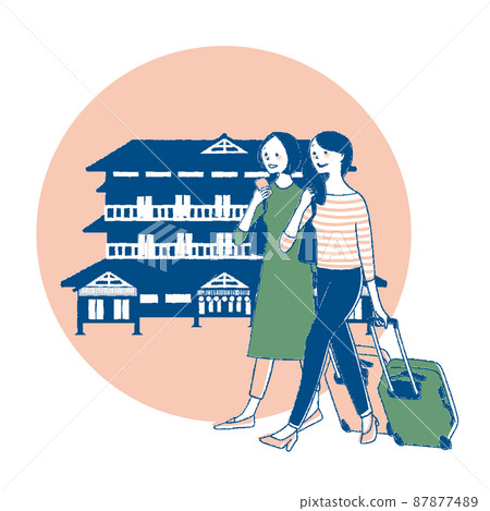 Traveling women and inns 87877489