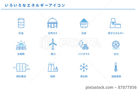 Various energy icon sets, vectors Various energy icon sets, vectors 87877856