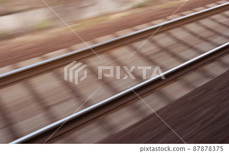 Railway fast blur Railway fast blur 87878375