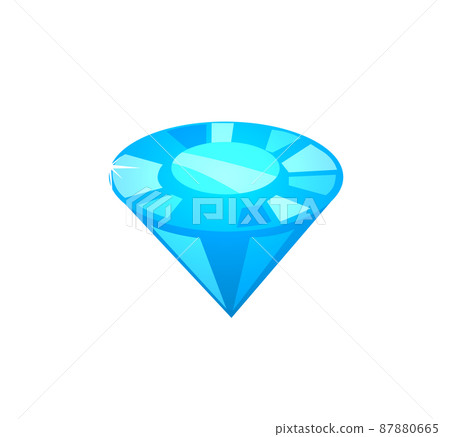 Brilliant Closeup Poster, Vector Illustration 87880665