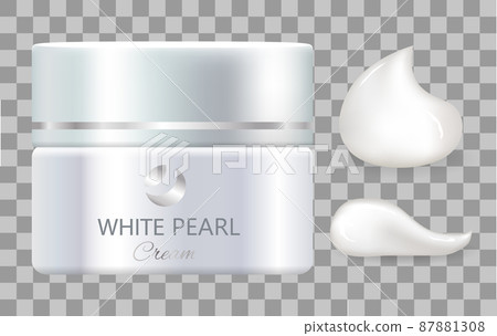 Jar of Day Cream White Pearl for Everyday Skincare 87881308