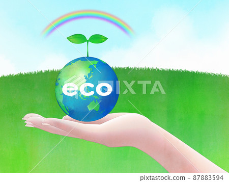 Environmental image watercolor style 87883594