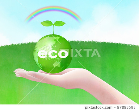 Environmental image watercolor style 87883595