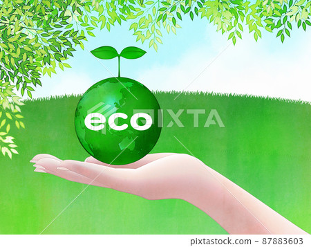 Environmental image watercolor style Environmental image watercolor style 87883603