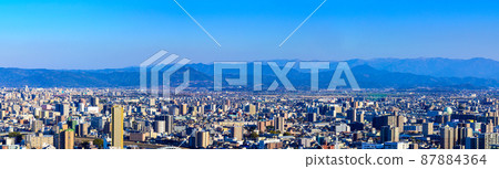 Overlooking scenery (Kumamoto city) "Shirakawa / Kumamoto city panoramic view with the Kyushu mountains in the background" 2022 (end of February) Hanaokayama Overlooking scenery (Kumamoto city) "Shirakawa / Kumamoto city panoramic view with the Kyushu mountains in the background" 2022 (end of February) Hanaokayama 87884364