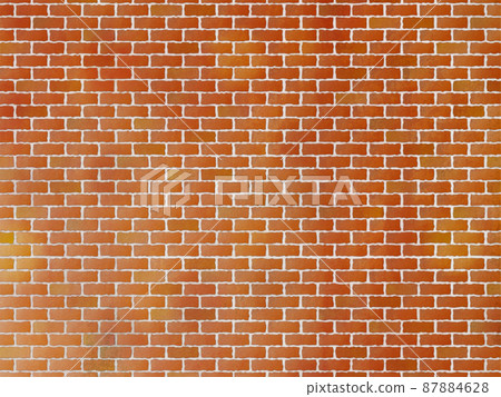 Brick watercolor style background material Brick watercolor style background material 87884628