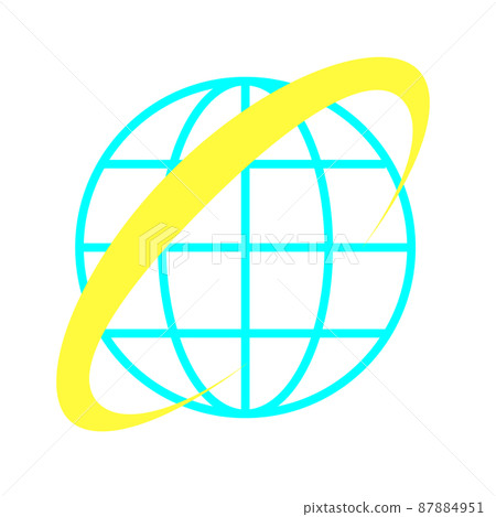 互聯網圖標。與世界相連的圖像。 互聯網圖標。與世界相連的圖像。 87884951