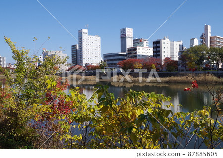 廣島天馬川河畔風光 87885605