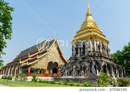 Wat Chiang Man，泰國清邁的一座以大象聞名的寺廟 87886590