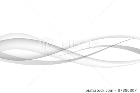 Gray curve vector material 87886807