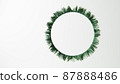 3D illustration of countless frames forming an abstract structure 87888486