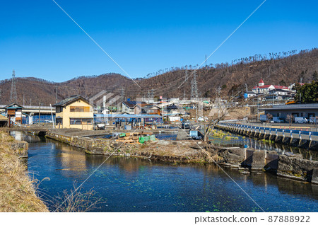 春天安曇野虹鱒魚養殖場 87888922