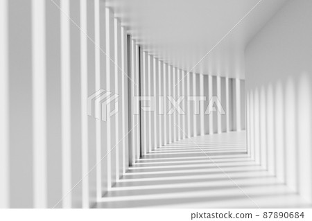 white walking way interior design 87890684