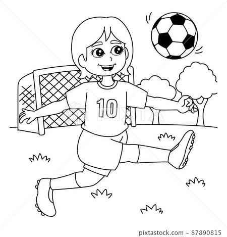 soccer coloring pages for boys