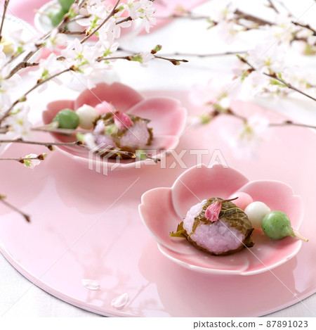 Sakuramochi Hanami Sweets 在家賞花 87891023