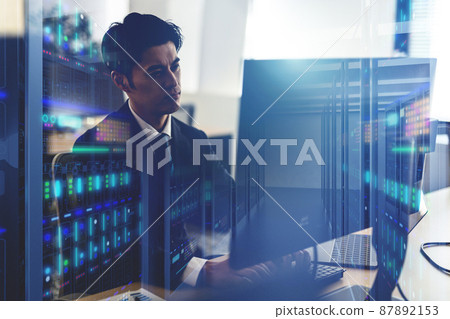 Business scene 87892153