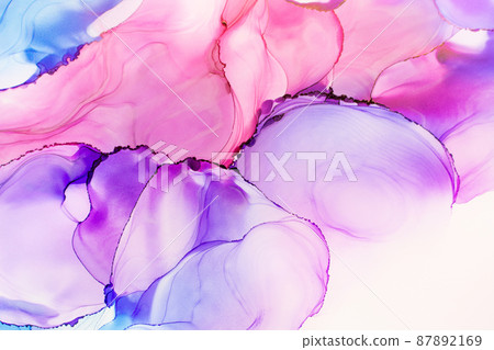 Alcohol ink art texture background abstract abstract painting 87892169