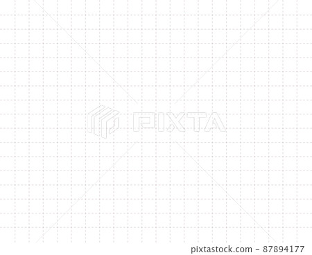 Simple background material with a grid made of dotted lines, large squares 87894177