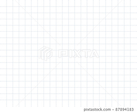 Simple background material with a grid made of dotted lines, large squares 87894183