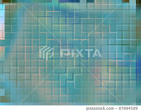 Background image of irregular checkered pattern of blue hue 87894589