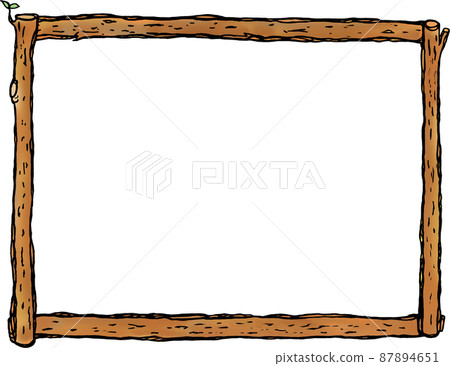 Illustration material: Notice board with a tree with sprouts Illustration material: Notice board with a tree with sprouts 87894651