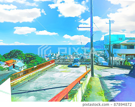 View of the port town 87894872