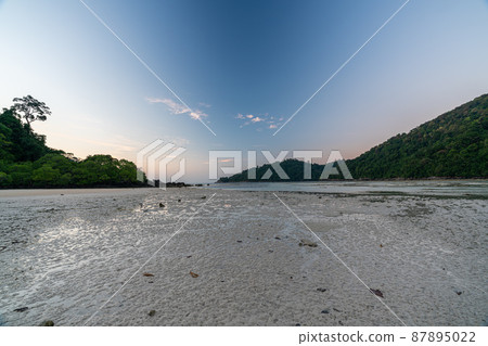Beautiful Mai Ngam beach in Koh Surin national park, Phang Nga, Thailand 87895022