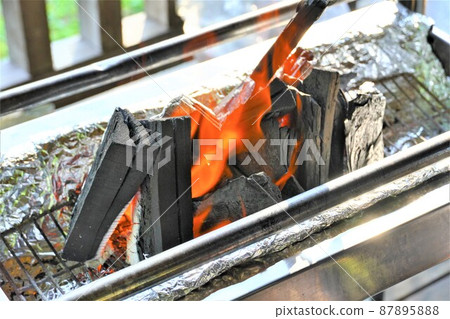 Charcoal fire Charcoal fire 87895888