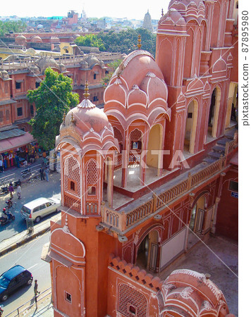 Hawa Mahal, Wind Palace in Jaipur, India 87895980
