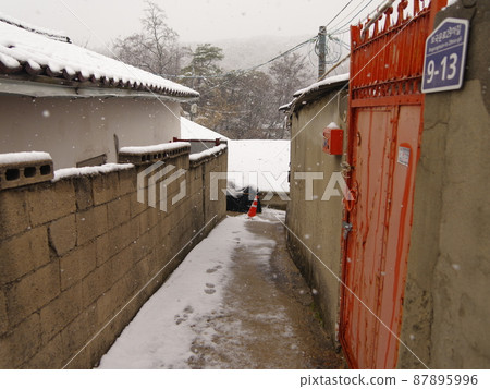 道通內、小巷、雪景、再開發 87895996