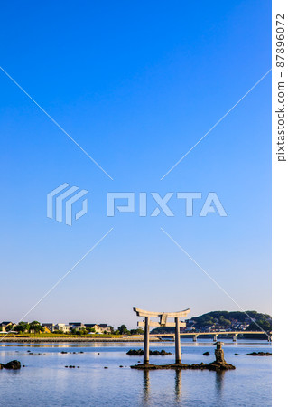 三島水域的晨景（香椎浜北公園三島神社）[福岡市東區] 87896072