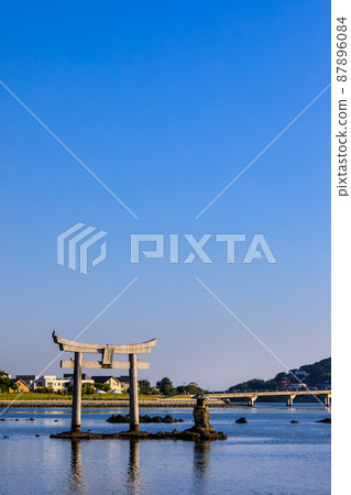 三島水域的晨景（香椎浜北公園三島神社）[福岡市東區] 87896084