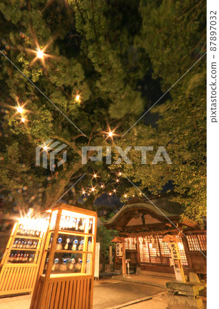 夜晚的荒人神社 87897032
