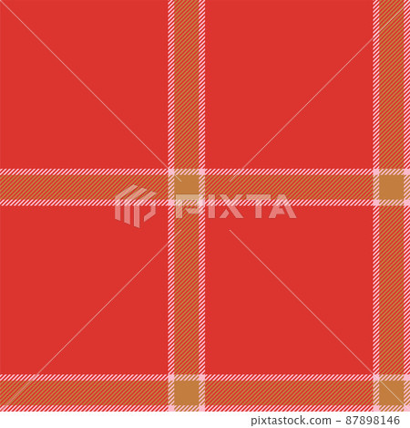 Plaid seamless pattern in red. Check fabric... - Stock Illustration ...