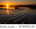 Morning on the lake side 87899145