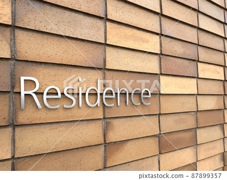 Indication that says residence Indication that says residence 87899357
