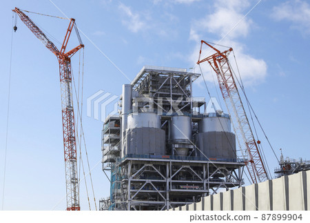 Biomass power plant construction work Biomass power plant Biomass power plant construction work Biomass power plant 87899904