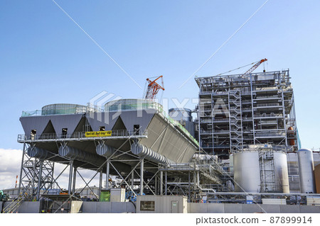 Biomass power plant construction work Biomass power plant 87899914