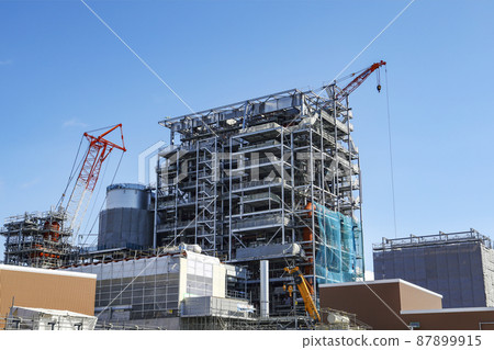 Biomass power plant construction work Biomass power plant 87899915