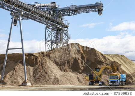 Biomass power plant construction work Biomass power plant Biomass power plant construction work Biomass power plant 87899928