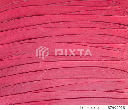 Texture of red, scarlet, smudged lipstick. Cosmetic background Texture of red, scarlet, smudged lipstick. Cosmetic background 87900918