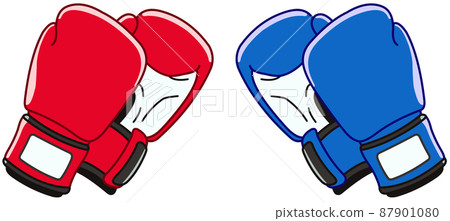 Two-color boxing gloves 87901080