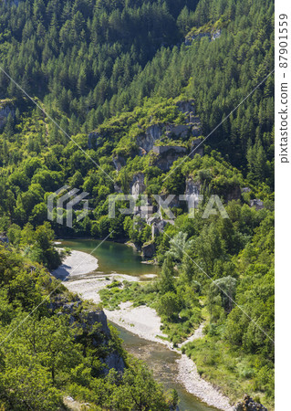 Gorges du Tarn, Occitania region, Aveyron department, France 87901559