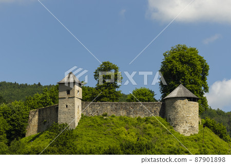 Brumov castle in Brumov Bylnice, Moravia, Czech Republic 87901898