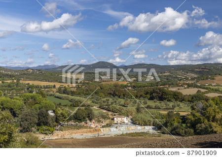 Cascate del Mulino, Saturnia, Tuscany, Italy 87901909